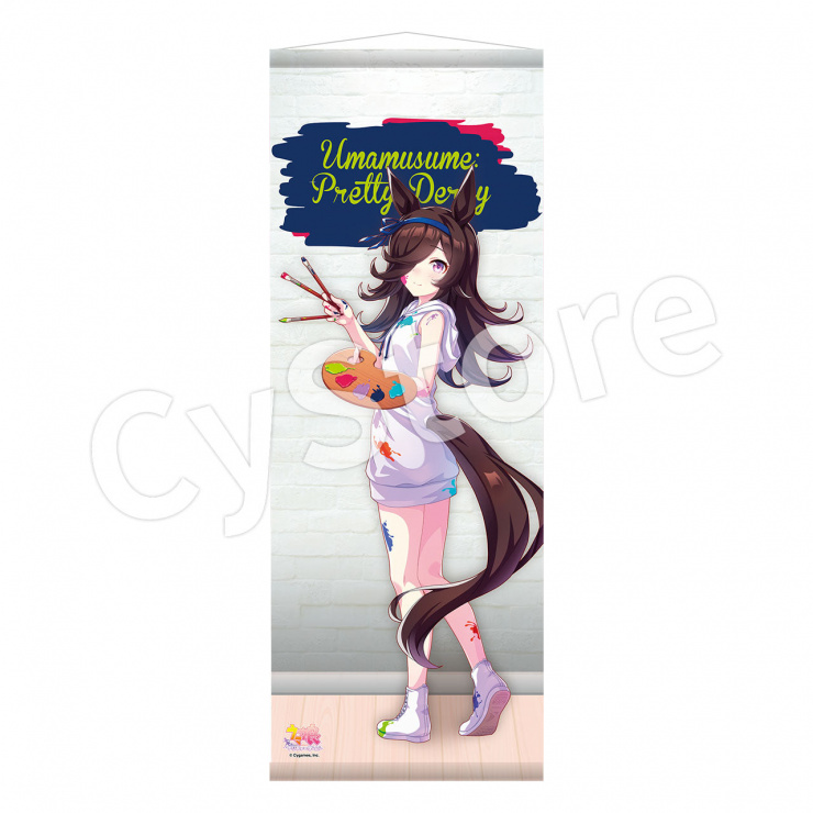 ウマ娘 プリティーダービー ミニタペストリー　ペインタースタイル ライスシャワー (再販)