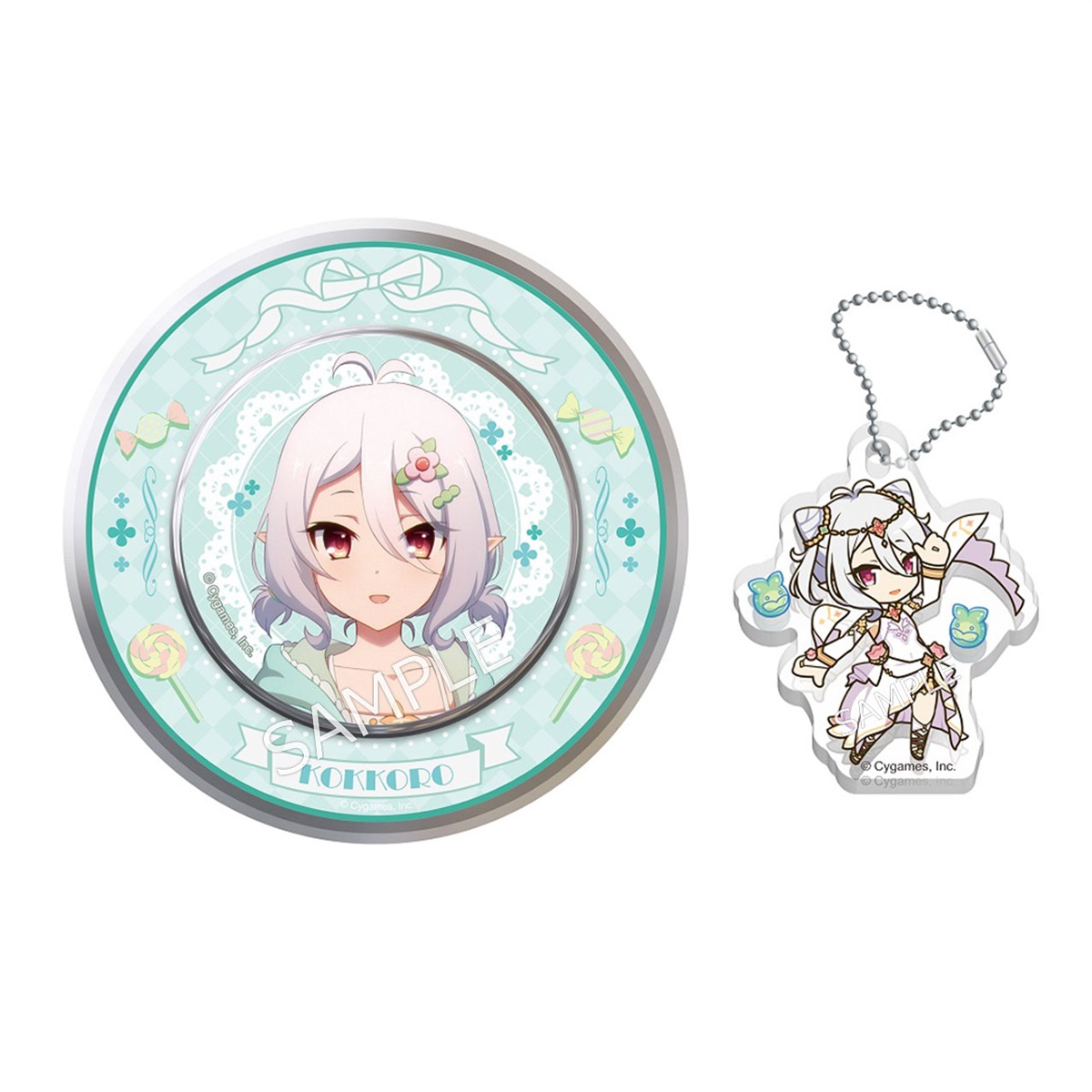 プリンセスコネクト！Re:Dive 缶マグネット付きギフト缶 ～SWEET TIME～(キャンディー＆アクリルキーホルダー入り) コッコロ