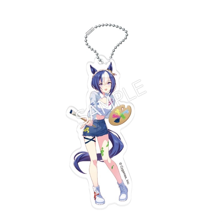 ウマ娘 プリティーダービー アクリルキーホルダー ペインタースタイル シーザリオ