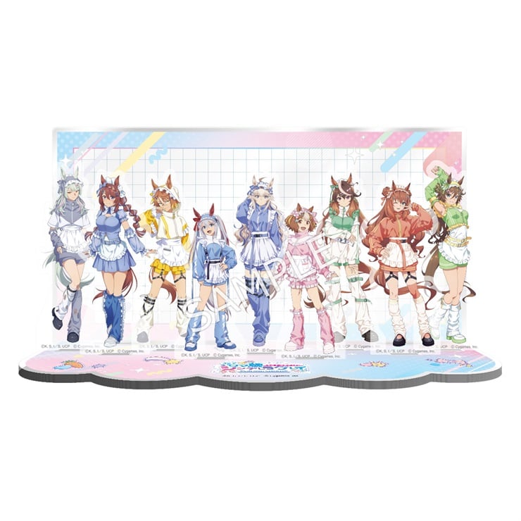 アニメ『ウマ娘 シンデレラグレイ』 キャラポップストア ～Cute Jersey Collection～ アクリルジオラマ