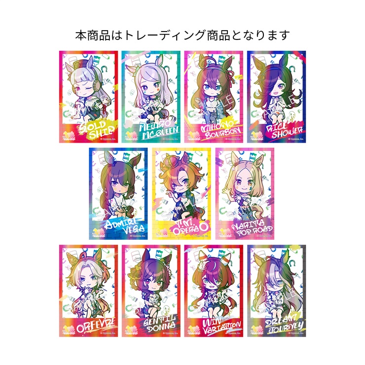 ウマ娘 プリティーダービー インスタントフォト風イラストシート　ペインタースタイル