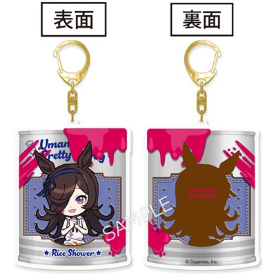 希少 ウマ娘 秋葉原アトレ コスチュームアクリルキーホルダー ライスシャワー ウマ娘 プリティーダービー 両面アクリルキーホルダー ペインター