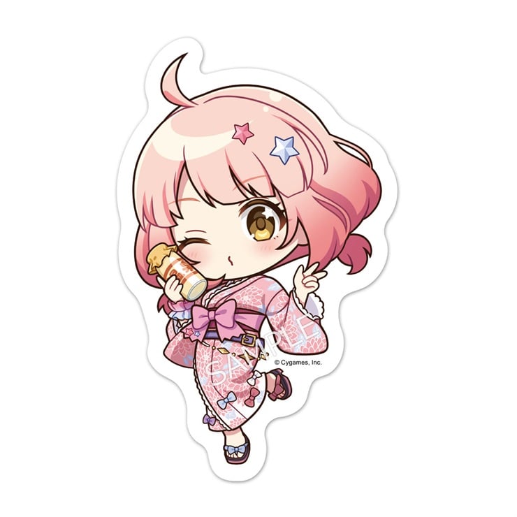 プリンセスコネクト！Re:Dive ミニキャラマグネットステッカー／チエル 庭の湯コラボ