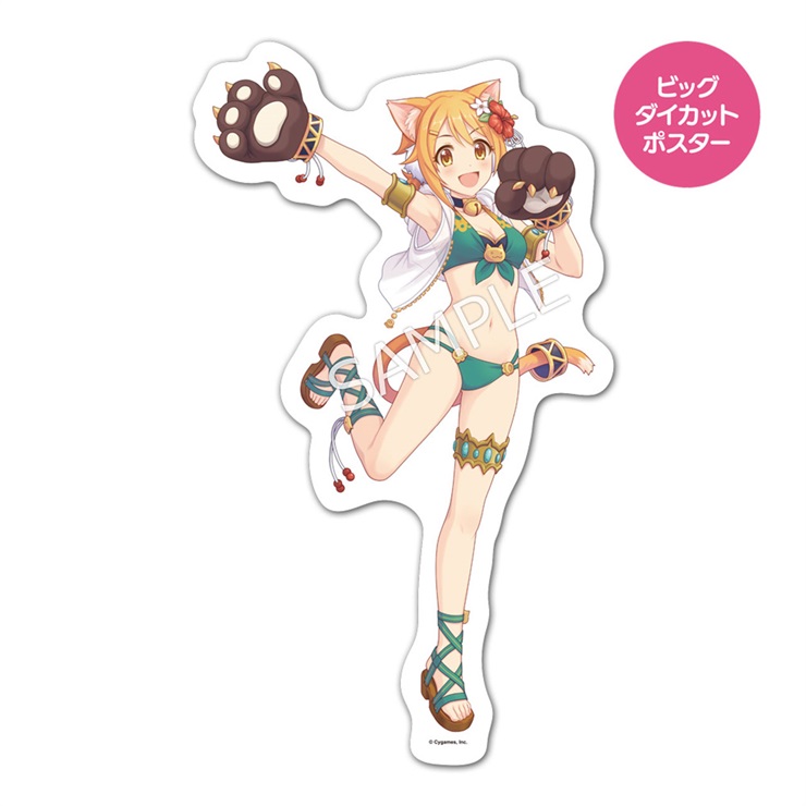 プリンセスコネクト！Re:Dive ビッグダイカットポスター マグネットシート製 ヒヨリ（サマー）