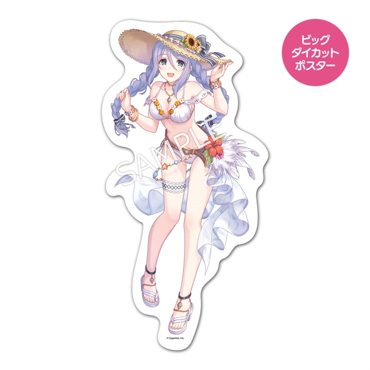 プリンセスコネクト！Re:Dive ビッグダイカットポスター マグネットシート製 シズル（サマー）