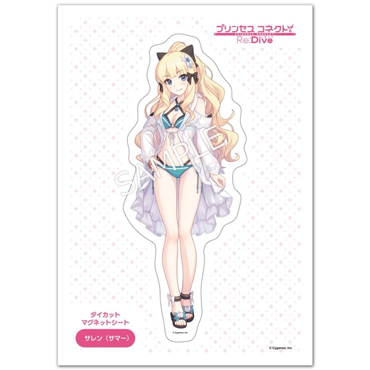プリンセスコネクト！Re:Dive ダイカットシート マグネットシート製 サレン（サマー）
