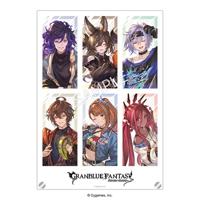 グランブルーファンタジー ホロアクリルアートパネル ROUND1コラボver