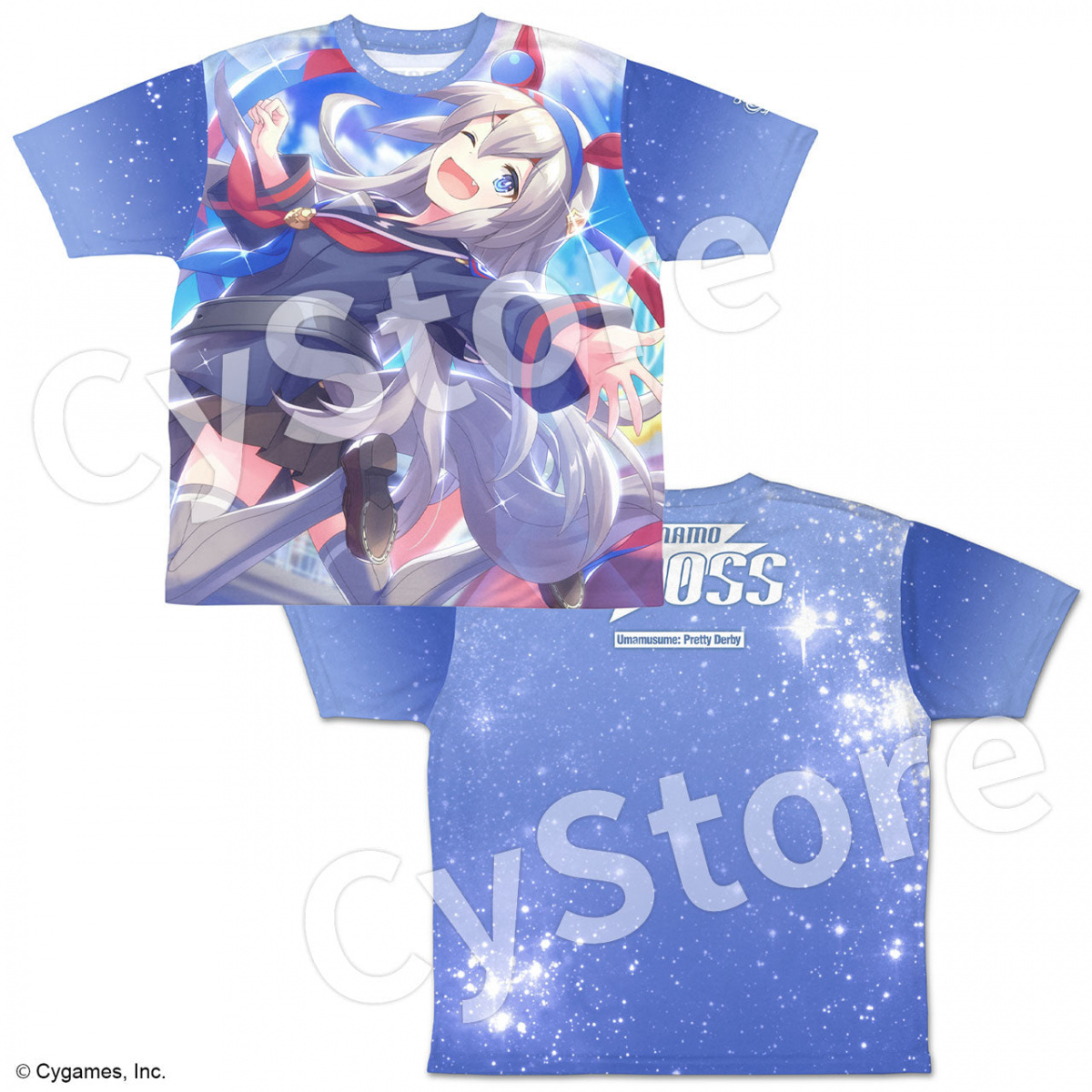 ウマ娘 公式BIGサイズＴシャツ 【タマモクロス】 ウマ娘 プリティーダービー タマモクロス 両面フルグラフィックTシャツ