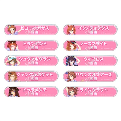 BOX】ウマ娘 プリティーダービー 担当称号アクリルバッジコレクション