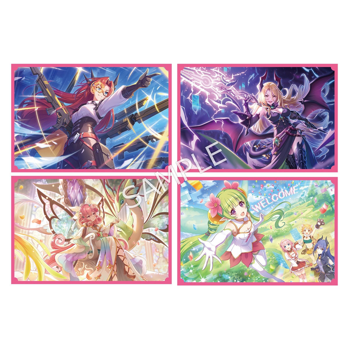 プリンセスコネクト！Re:Dive ポストカードセット／ラビリスタ、クリスティーナ、ネネカ、フィオ