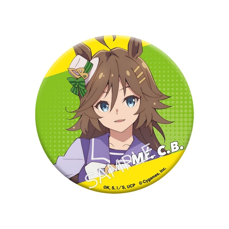 アニメ『ウマ娘 シンデレラグレイ』 グリッター缶バッジ／ミスターシービー