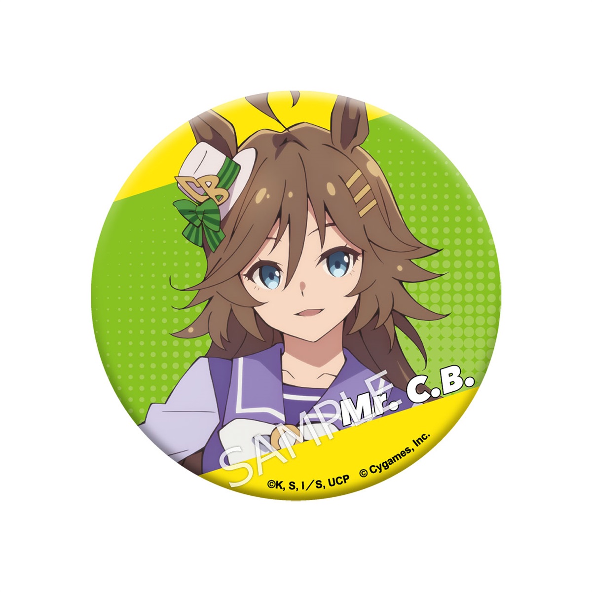 アニメ『ウマ娘 シンデレラグレイ』 グリッター缶バッジ