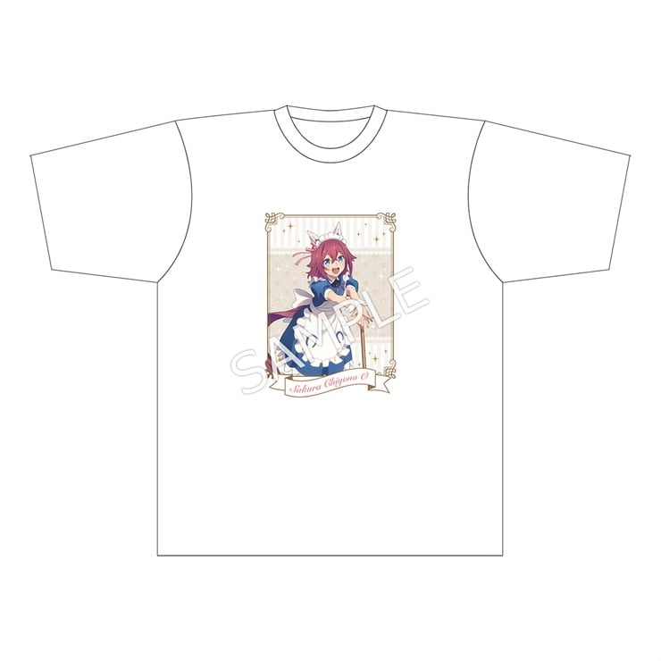 アニメ『ウマ娘 シンデレラグレイ』 Tシャツ／サクラチヨノオー　～聖蹄祭へようこそ！トレセン学園メイド喫茶～