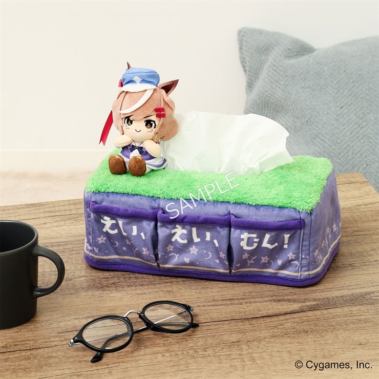 ウマ娘 プリティーダービー マチカネタンホイザ　ポケット付きティッシュボックスカバー