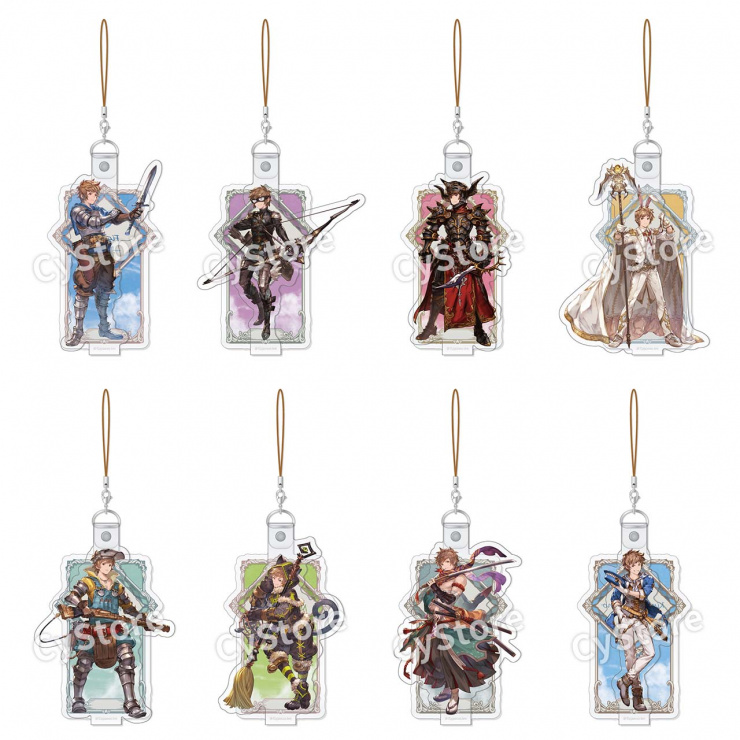 【BOX】グランブルーファンタジー きゃらびにストラップ-ジョブコレクション-主人公(男)BOX Vol.1 (全8種ランダム)