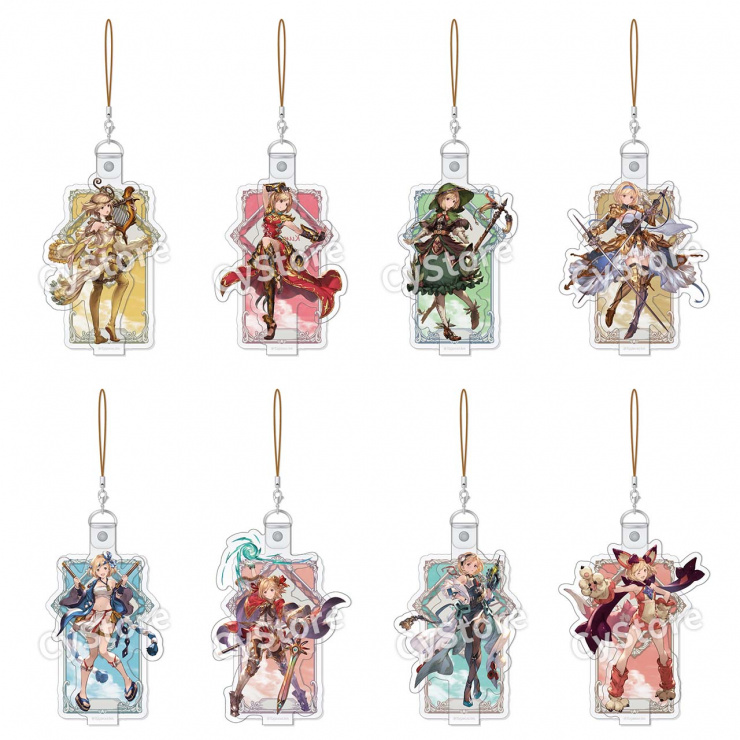 【BOX】グランブルーファンタジー きゃらびにストラップ-ジョブコレクション-主人公(女)BOX Vol.2 (全8種ランダム)
