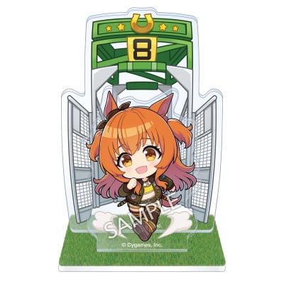 ウマ娘　公式スターティングゲート　のれん　レインボー ウマ娘 プリティーダービー』のガチャ演出をリアルグッズ化した