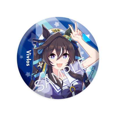 匿名配送】ウマ娘 宇宙走娘 コスモピュエラ オーロラ缶バッジ