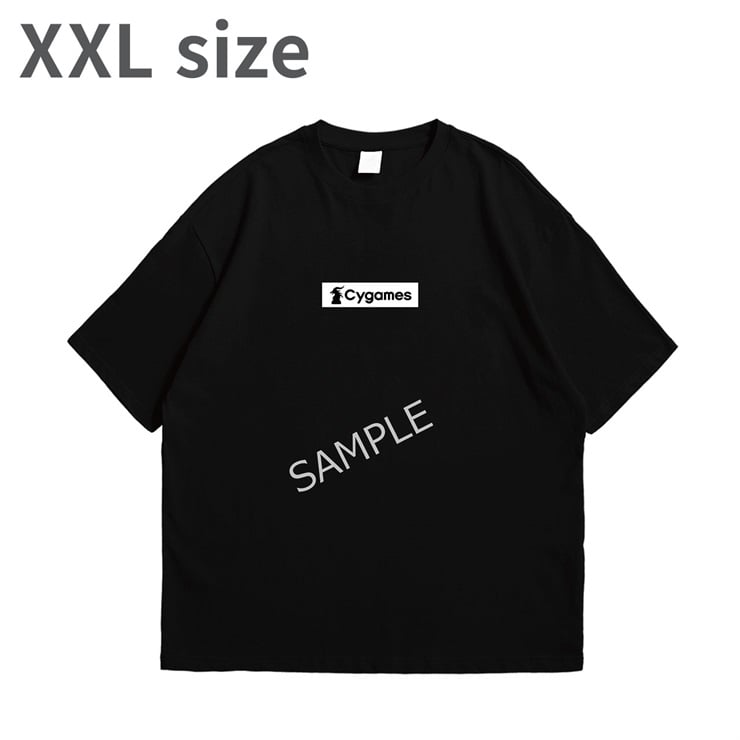 Cygames FRONT LOGO TEE/BLACK/XXL