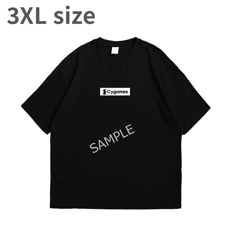 Cygames FRONT LOGO TEE/BLACK/3XL