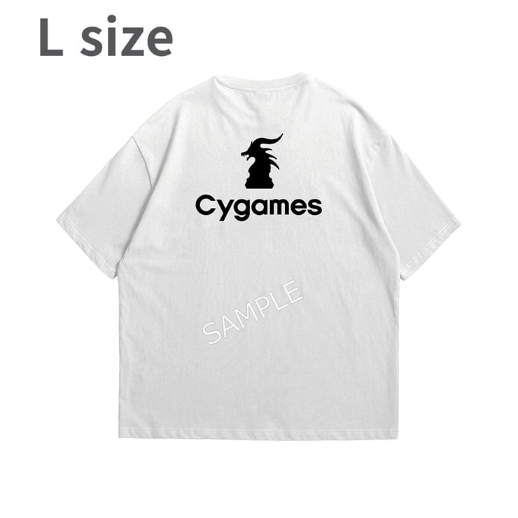 Cygames BACK LOGO TEE/WHITE/L