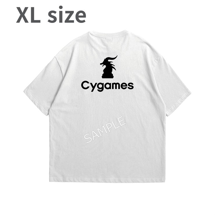 Cygames BACK LOGO TEE/WHITE/XL