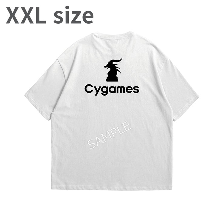 Cygames BACK LOGO TEE/WHITE/XXL