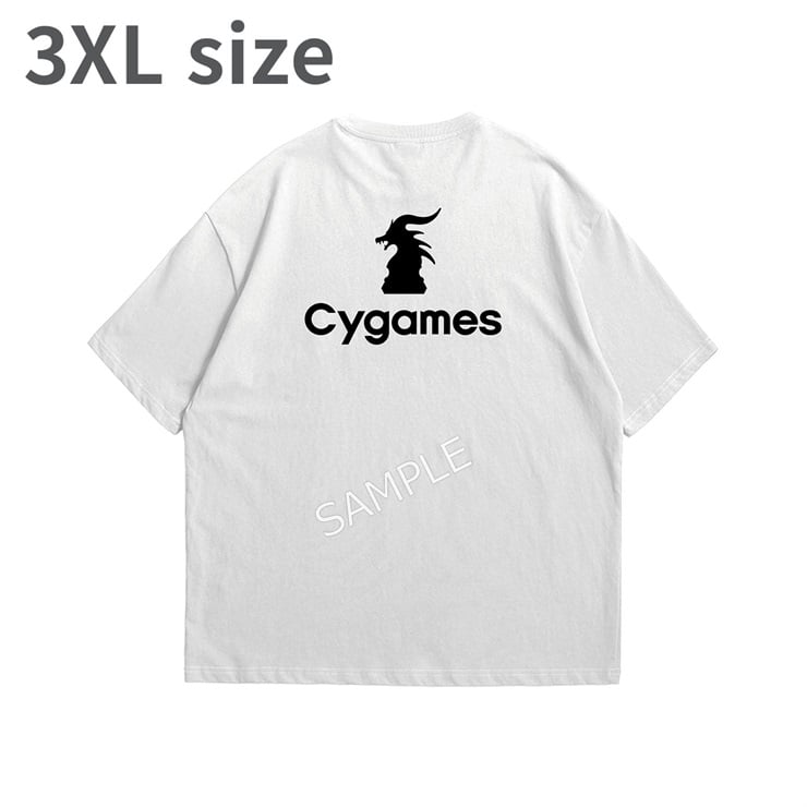 Cygames BACK LOGO TEE/WHITE/3XL