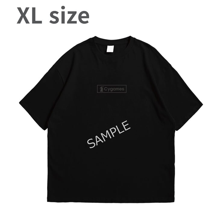 Cygames FRONT LOGO TEE/ALL BLACK/XL