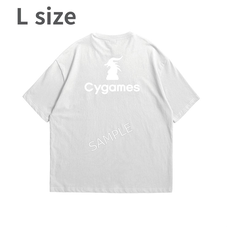 Cygames BACK LOGO TEE/ALL WHITE/L