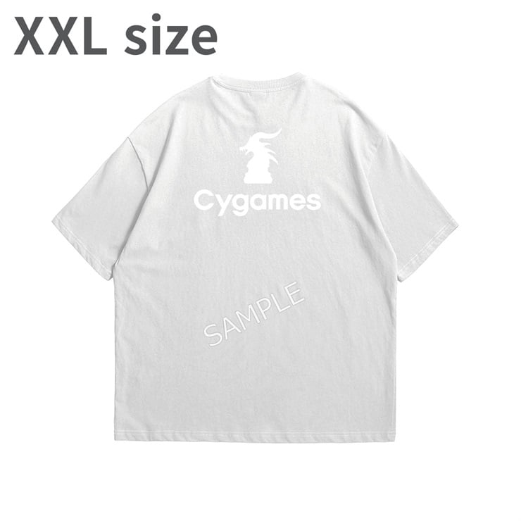 Cygames BACK LOGO TEE/ALL WHITE/XXL