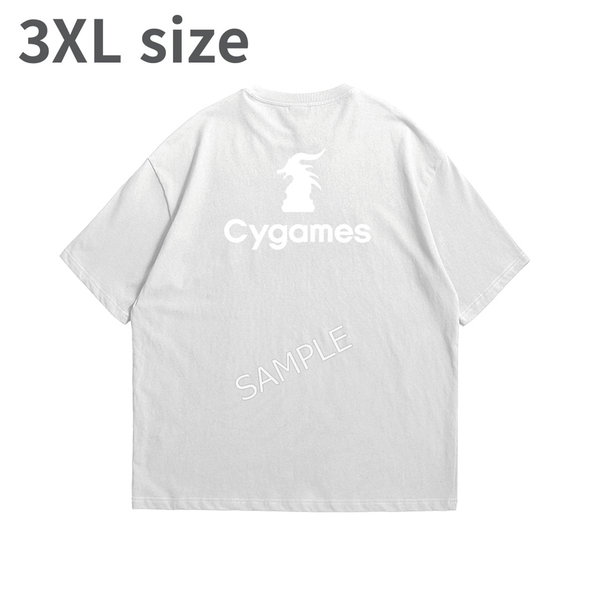 Cygames BACK LOGO TEE/ALL WHITE/3XL