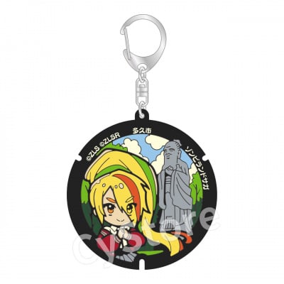ゾンビランドサガ　マンホールラバーキーホルダー 全9種 ゾンビランドサガマンホール」グッズ佐賀県内にて販売開始