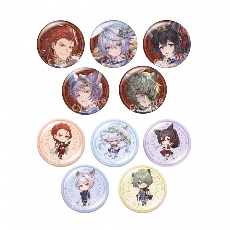 GRANBLUE FANTASY 10th Anniversary Limited Store　缶バッジ　コレクション