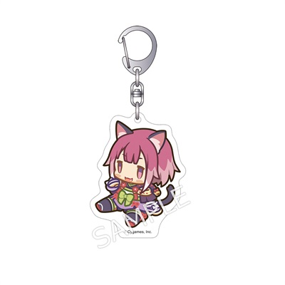 プリンセスプリキュアアクリルキーホルダー3点/アクキー設定資料集特典非売品限定 プリンセスコネクト！Re:Dive アクリルキーホルダー タマキ プリ
