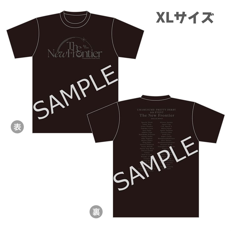 公式Tシャツ (6th EVENT 秋公演Ver.) ブラック XLサイズ