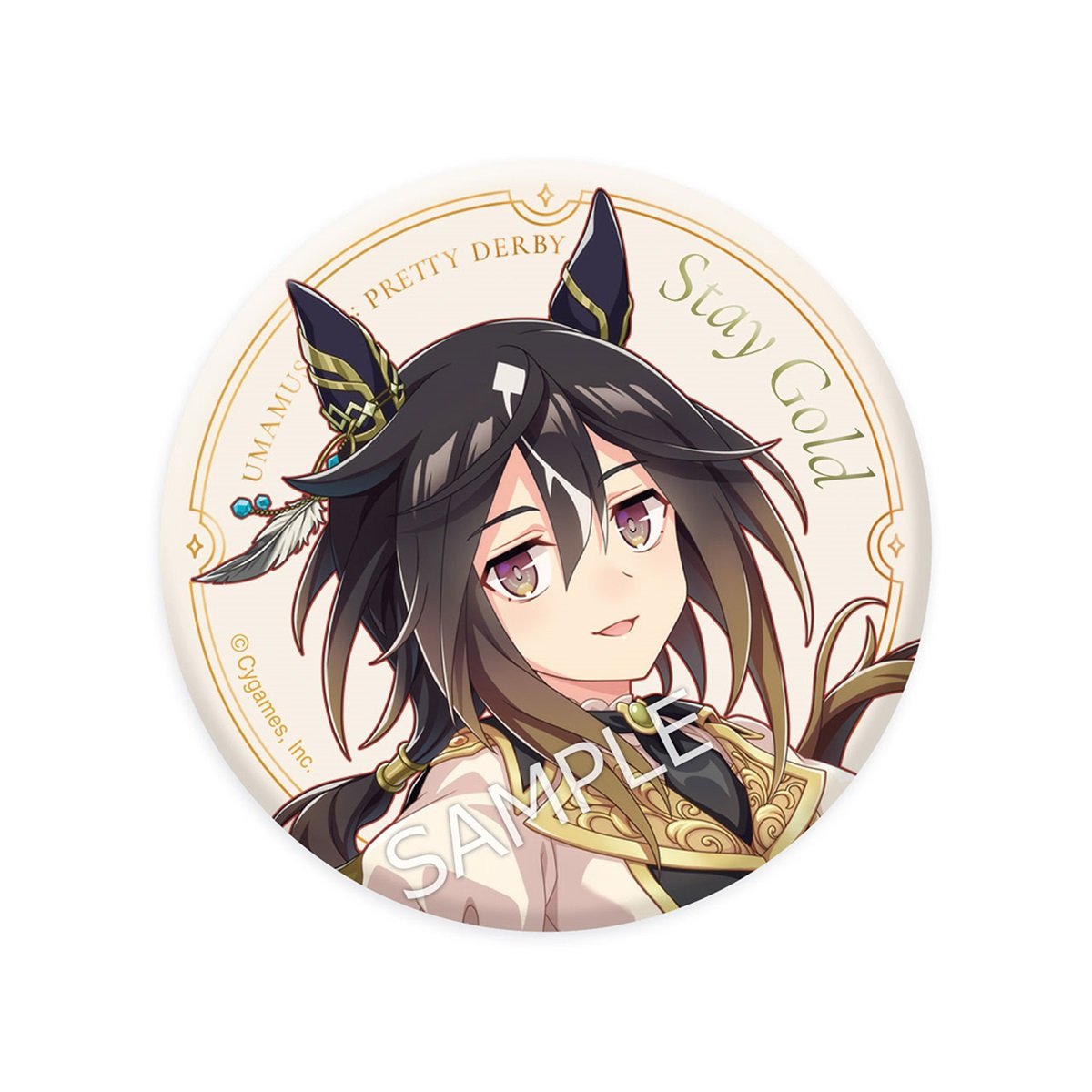 公式缶バッジ【ステイゴールド】(Hope's Herald Ver.)