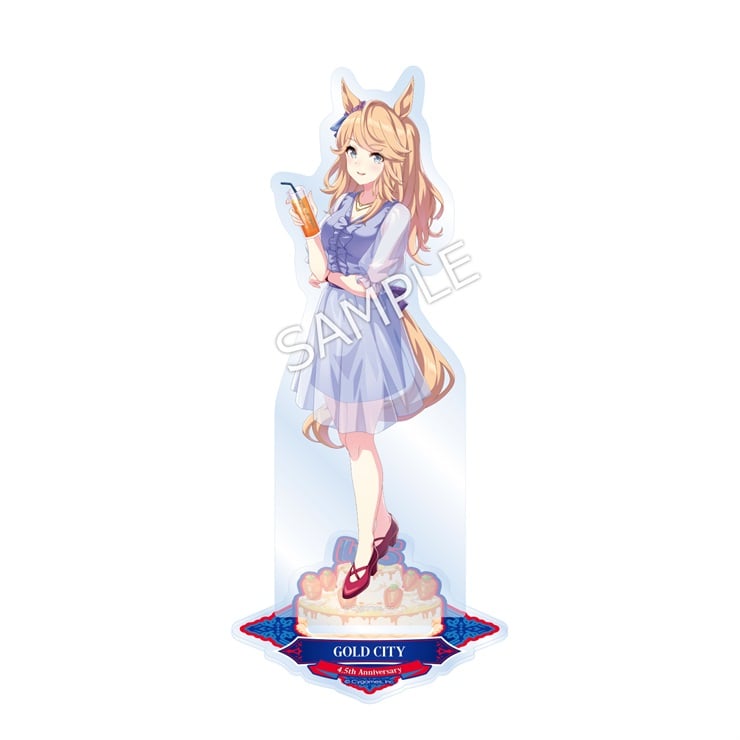 ウマ娘 プリティーダービー 公式アクリルスタンド【ゴールドシチー】(4.5th Anniversary Ver.)