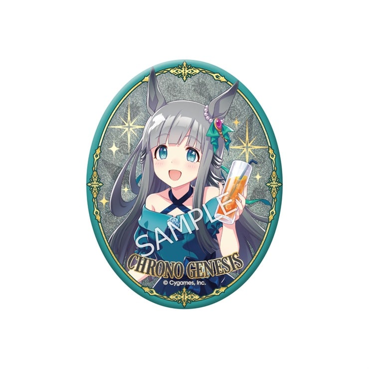 ウマ娘 プリティーダービー 公式グリッター缶バッジ