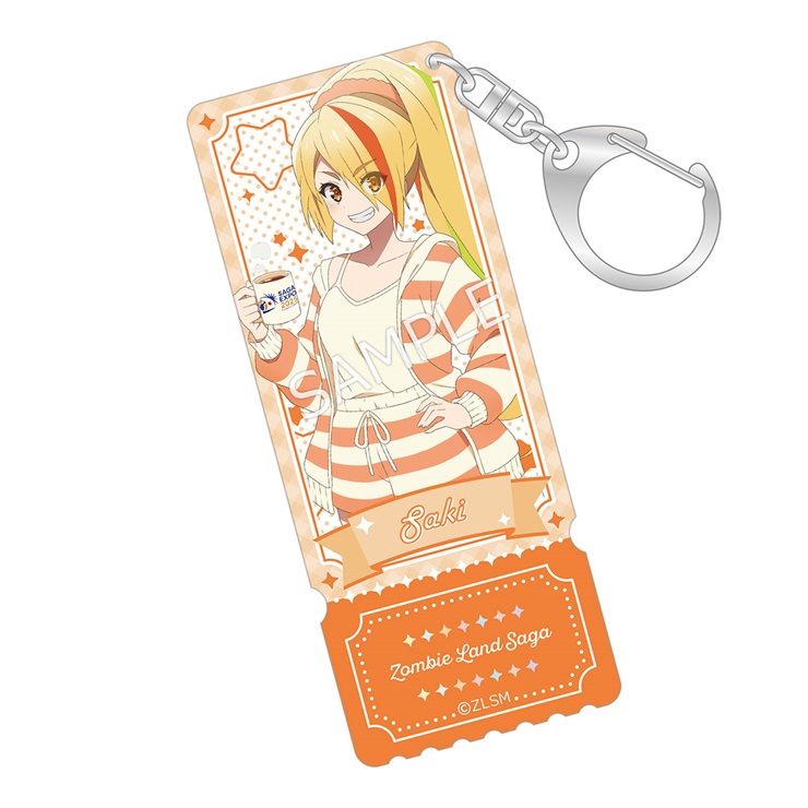 劇場版『ゾンビランドサガ ゆめぎんがパラダイス』 アクリルキーホルダー 二階堂サキ (ゆめかわパジャマVer.)