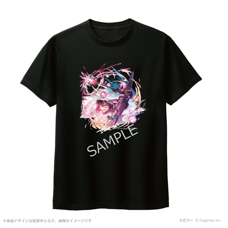 グランブルーファンタジー×エヴァンゲリオン Tシャツ 真希波・マリ・イラストリアス＆8号機(召喚石） M