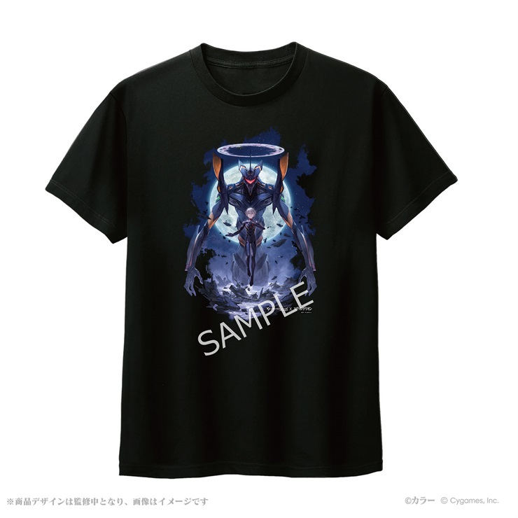 グランブルーファンタジー×エヴァンゲリオン Tシャツ 渚カヲル＆Mark06 L