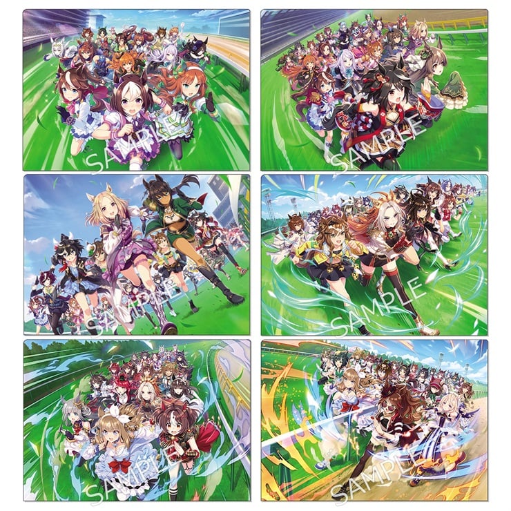 公式クリアファイル6枚セット(5th Anniversary Memorial Ver.) ウマ娘 プリティーダービー