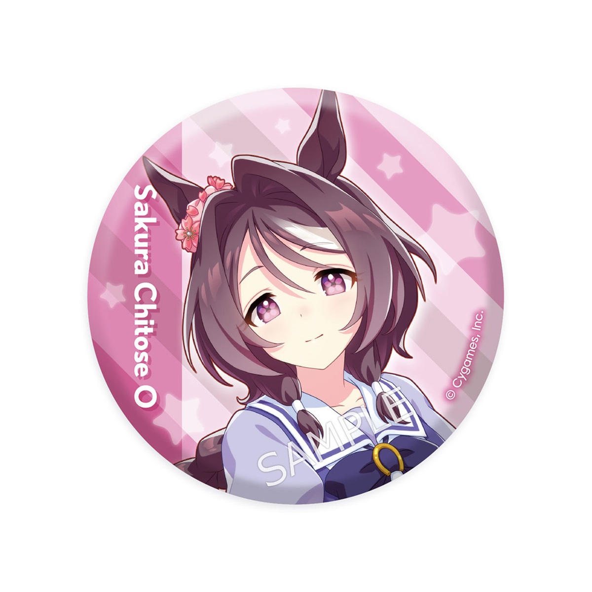 公式缶バッジ【サクラチトセオー】(制服Ver.)