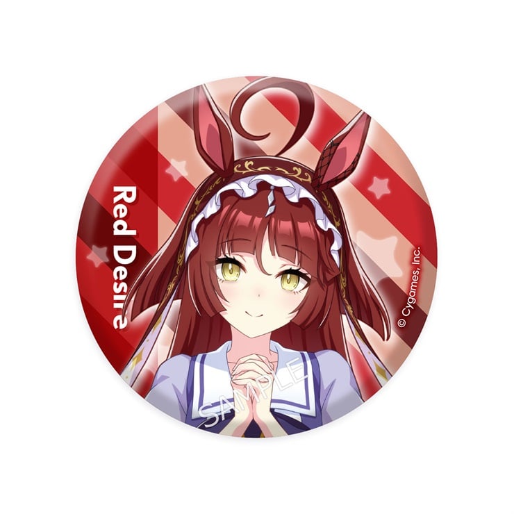 公式缶バッジ【レッドディザイア】(制服Ver.)