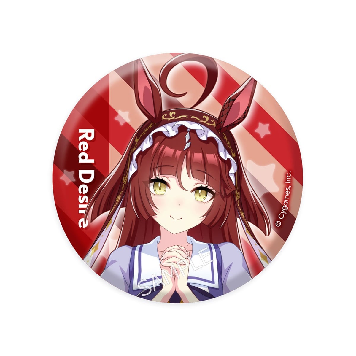 公式缶バッジ【レッドディザイア】(制服Ver.)