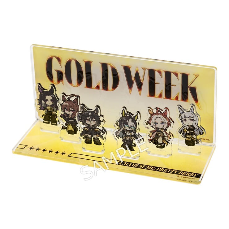 公式ミニキャラ ジオラマアクリルスタンド（GOLD WEEK Ver.）