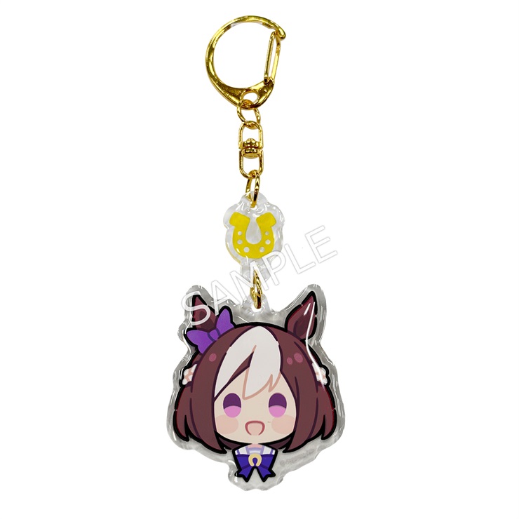ウマ娘 プリティーダービー ぷっくりフェイスアクリルキーホルダー【スペシャルウィーク】