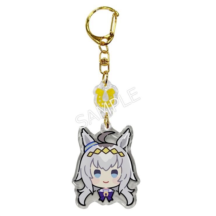 ウマ娘 プリティーダービー ぷっくりフェイスアクリルキーホルダー【オグリキャップ】