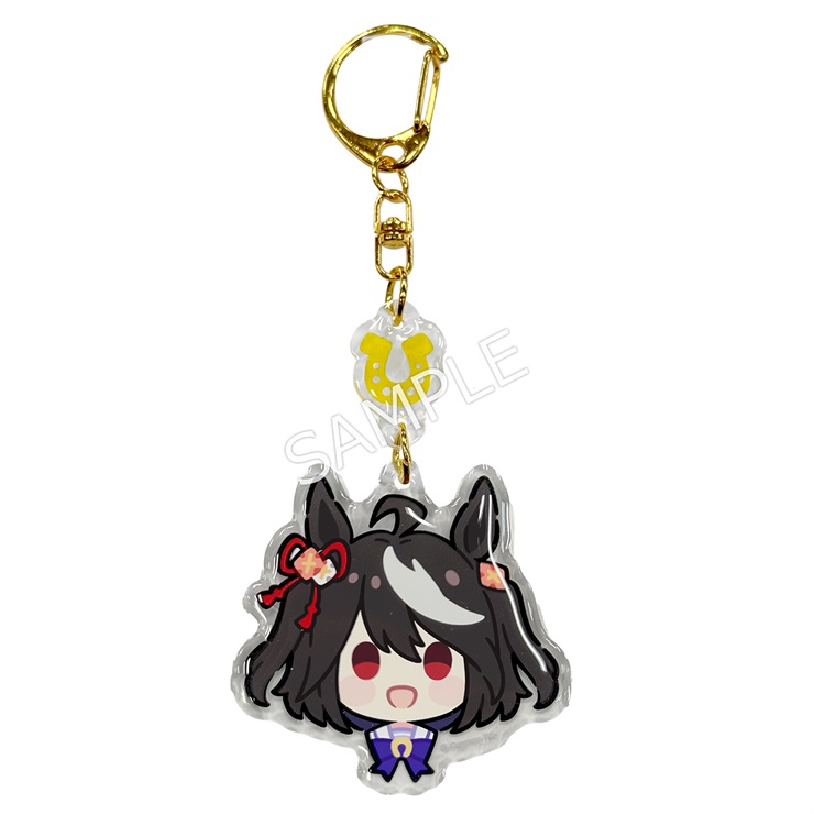 ウマ娘 プリティーダービー ぷっくりフェイスアクリルキーホルダー【キタサンブラック】
